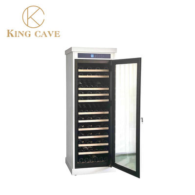 LED Touch Screen Display Wine Cooler Cabinet Constant Temperature Thermoelectric Cooling