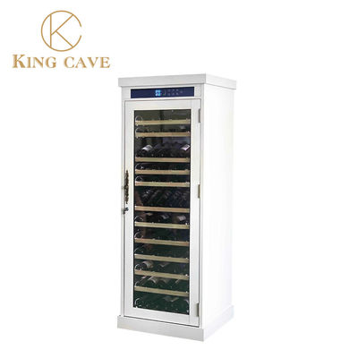 LED Touch Screen Display Wine Cooler Cabinet Constant Temperature Thermoelectric Cooling