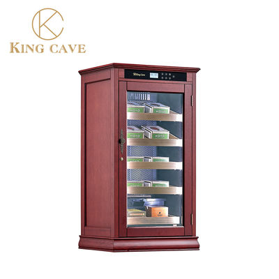Dobra cena. Podwójna funkcja Premium Wooden Frame Wine Cooler And Humidor Cigar Cabinet w Internecie