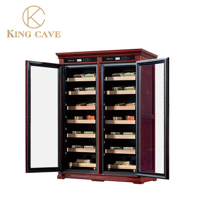 Dobra cena. Podwójne drzwi Humidor Kabineta Cigar Cooler z kontrolą wilgotności w Internecie