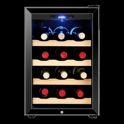 Dobra cena. Keep Your Wine Collection at the Perfect Temperature with a Locking Door Wine Cooler Cabinet w Internecie