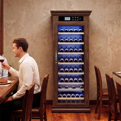 Dobra cena. Luxury Solid Wood Wine Cooler Cabinet dla domu Bar & Restaurant w Internecie