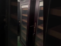 Cyfrowy ekran dotykowy Naturalne drewno Elektryczny cygar Humidor Chłodnia szafy