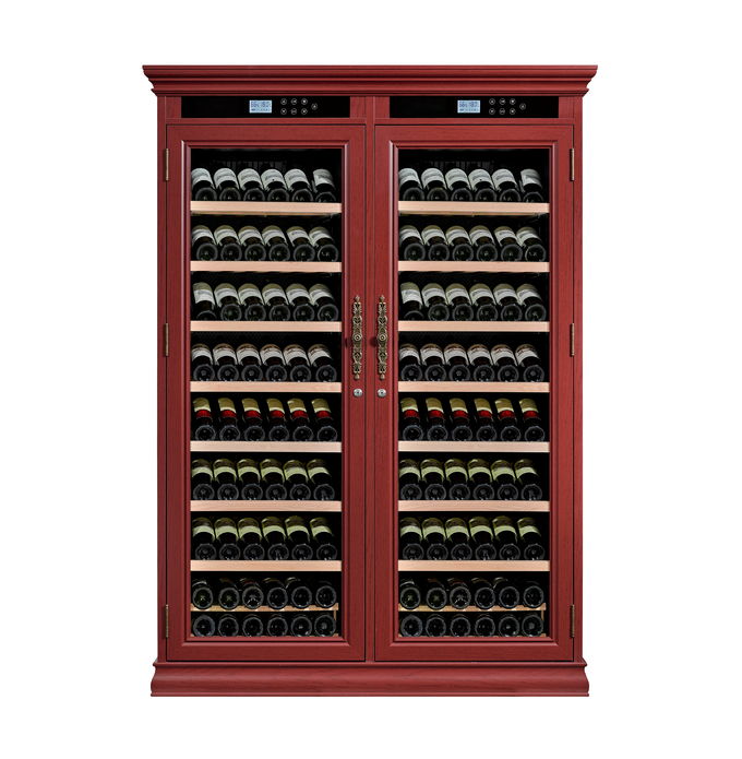 Touch Control Dual Zone Kitchen Wine Cellar Cabinet With Locking Glass Door Touch Control Dual Zone Kitchen Wine Cellar Cabinet With Locking Glass Door